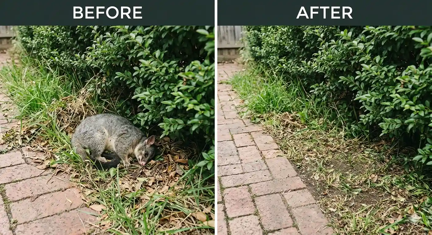 After possum removal Brighton