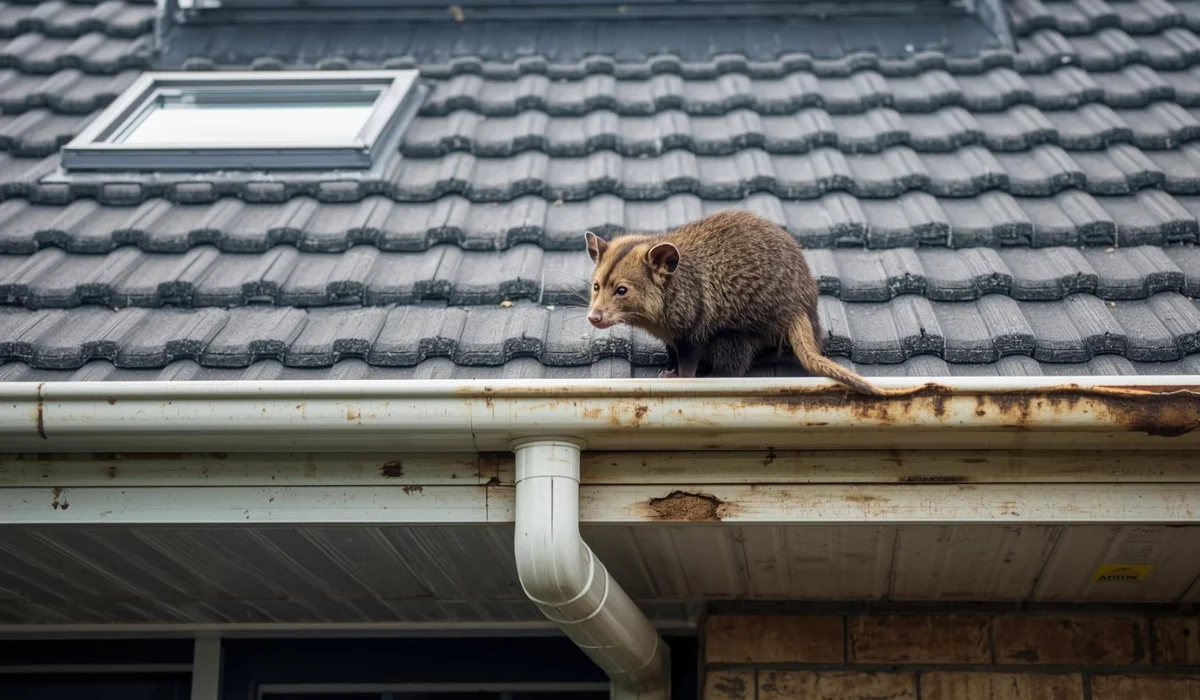 Possum Damage Affects Roof Plumbing in Australia