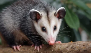 Possum on tree